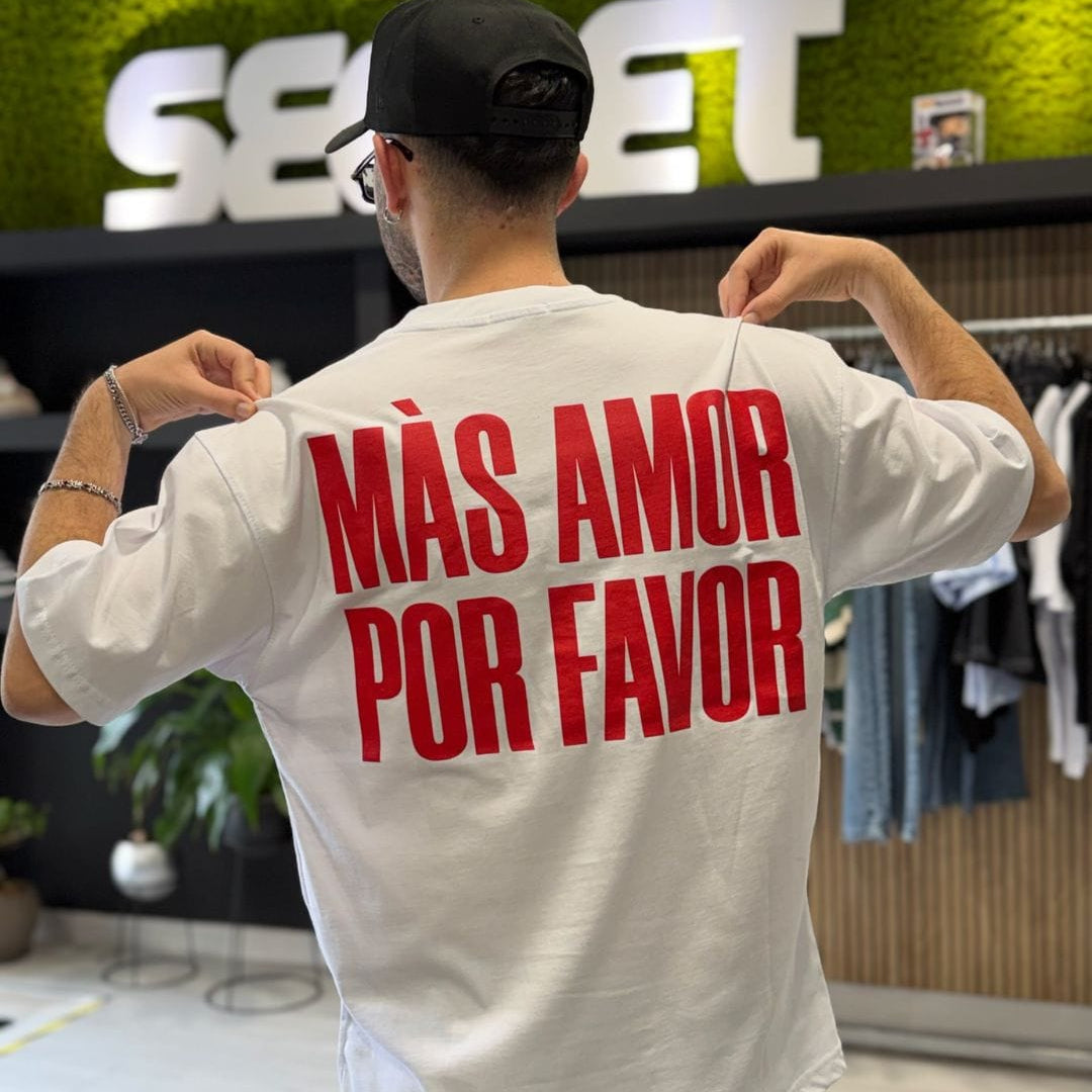 T-Shirt "MAS AMOR" white
