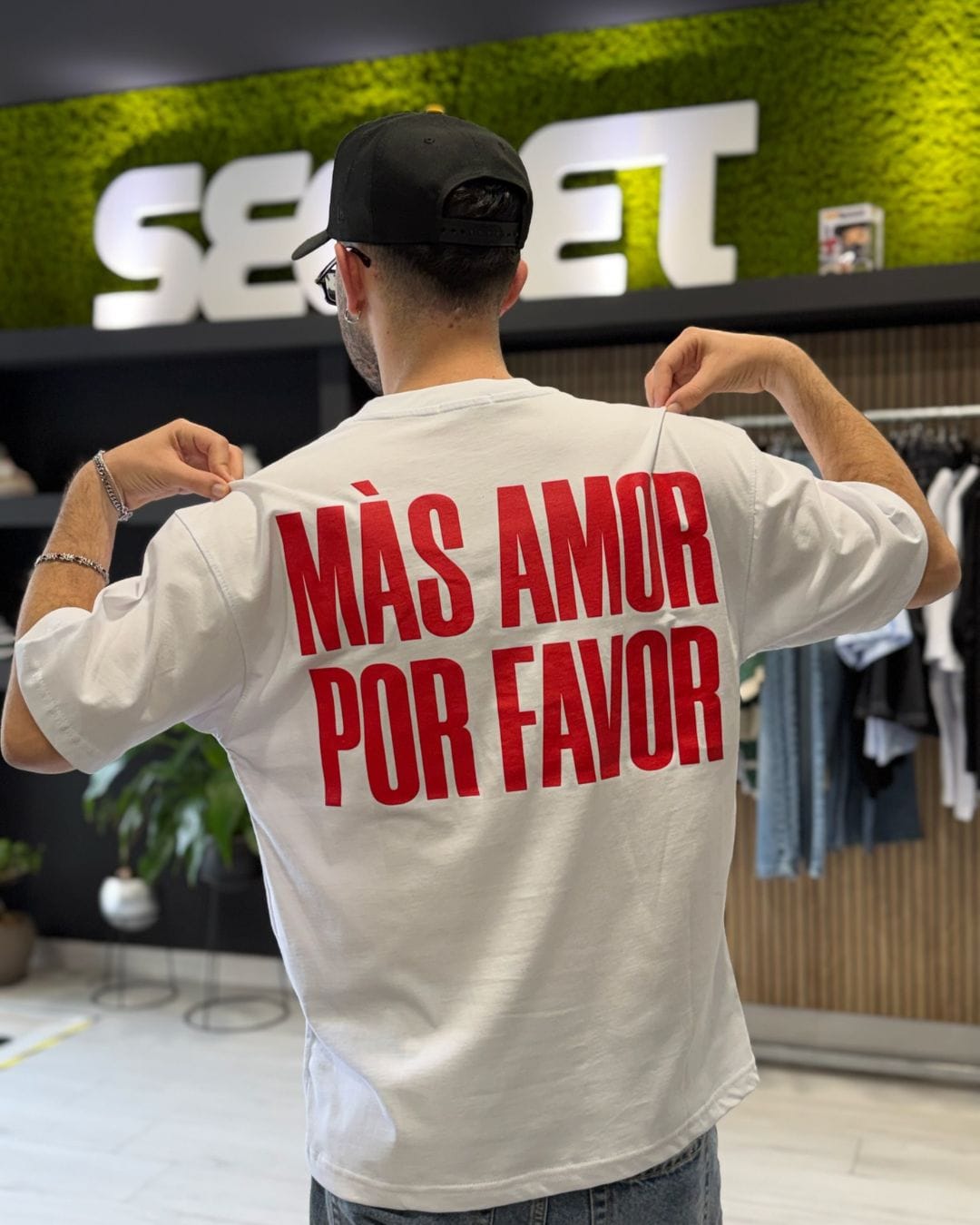 T-Shirt "MAS AMOR" white