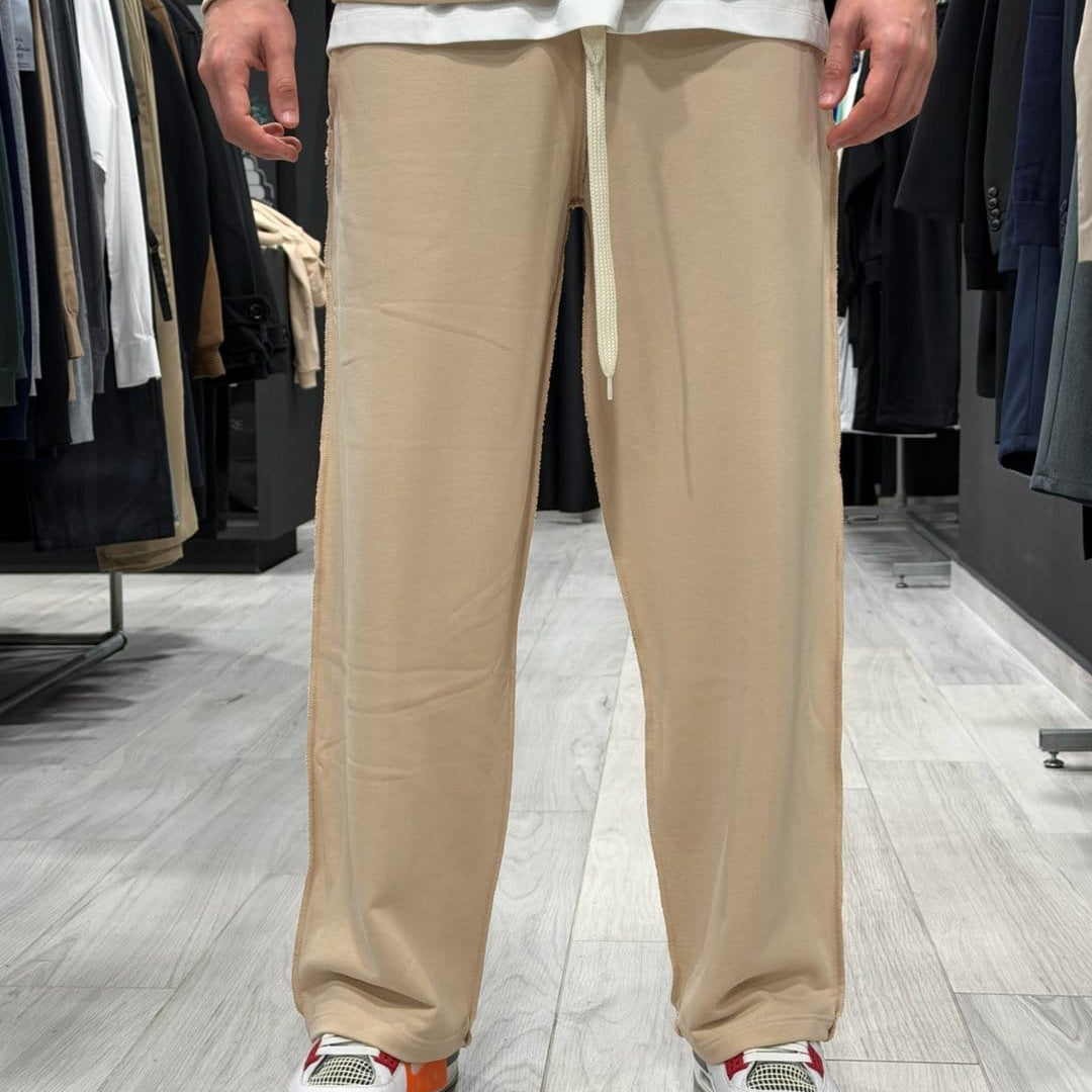 Panta tuta reverse beige