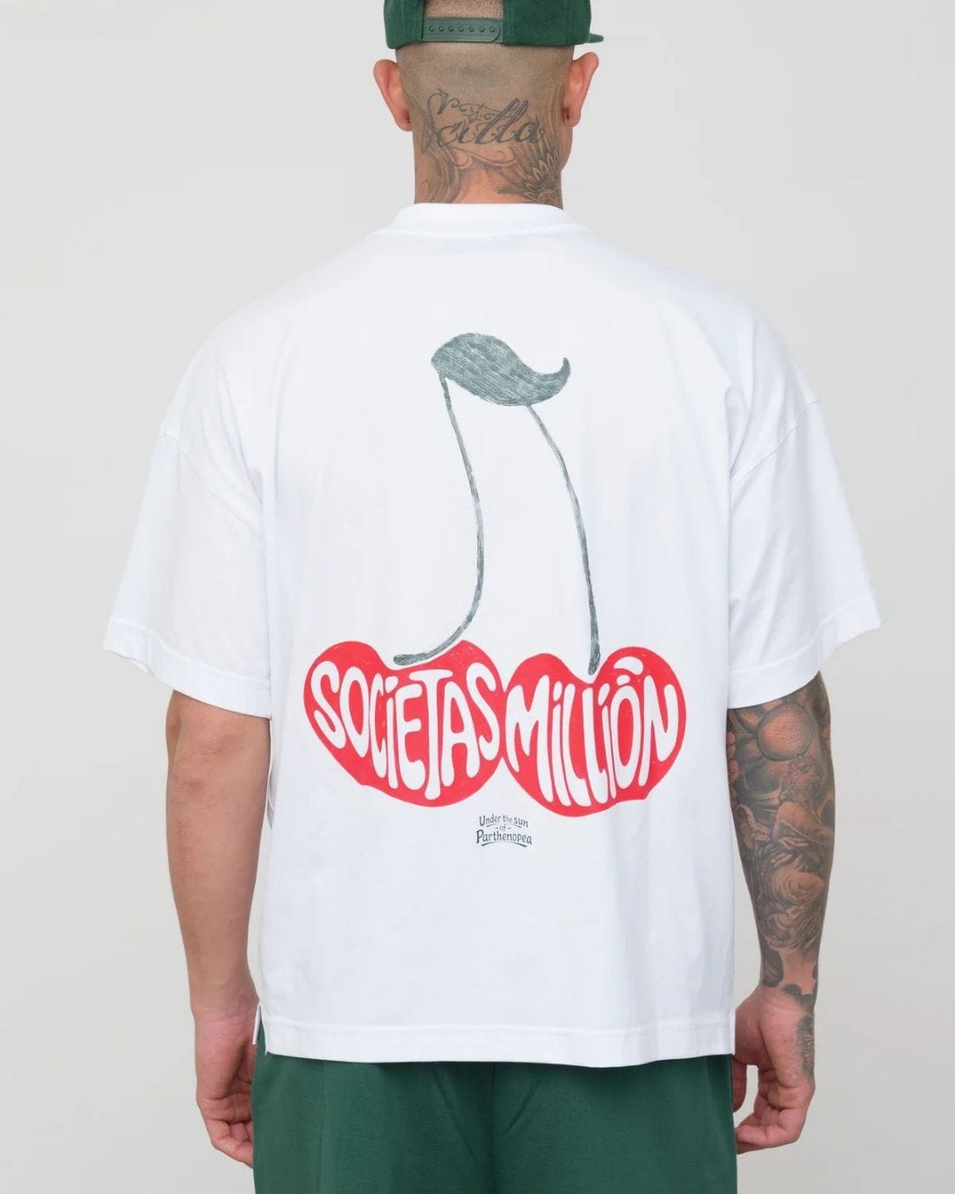 T-Shirt ciliege bianca
