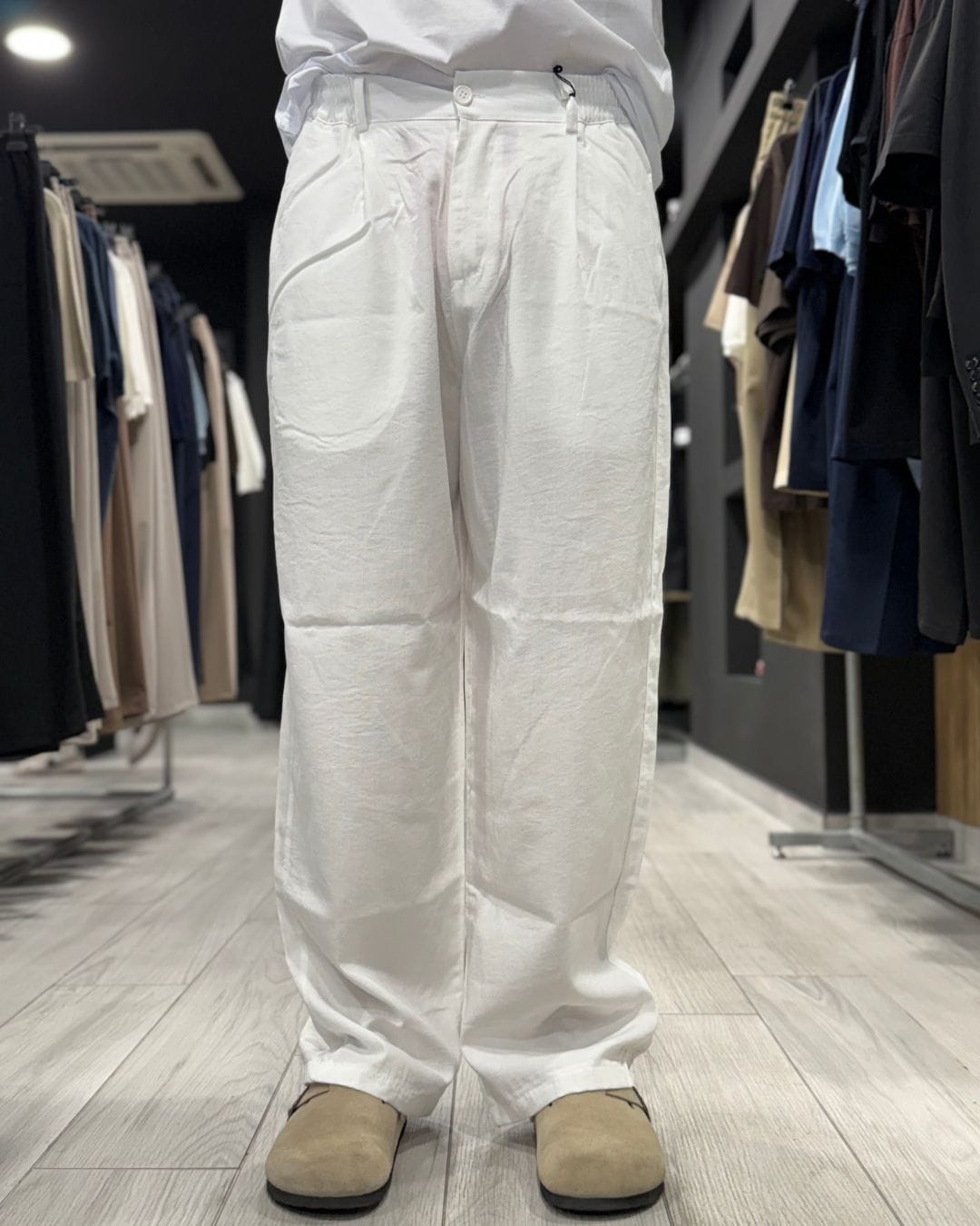 Pantalone Capri Bianco