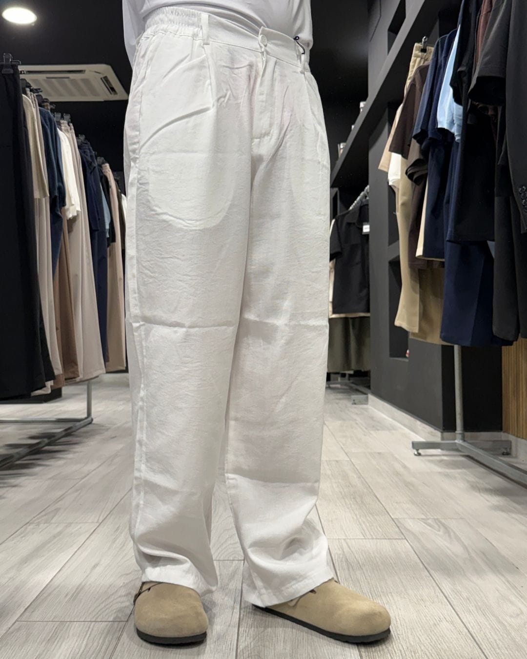 Pantalone Capri Bianco