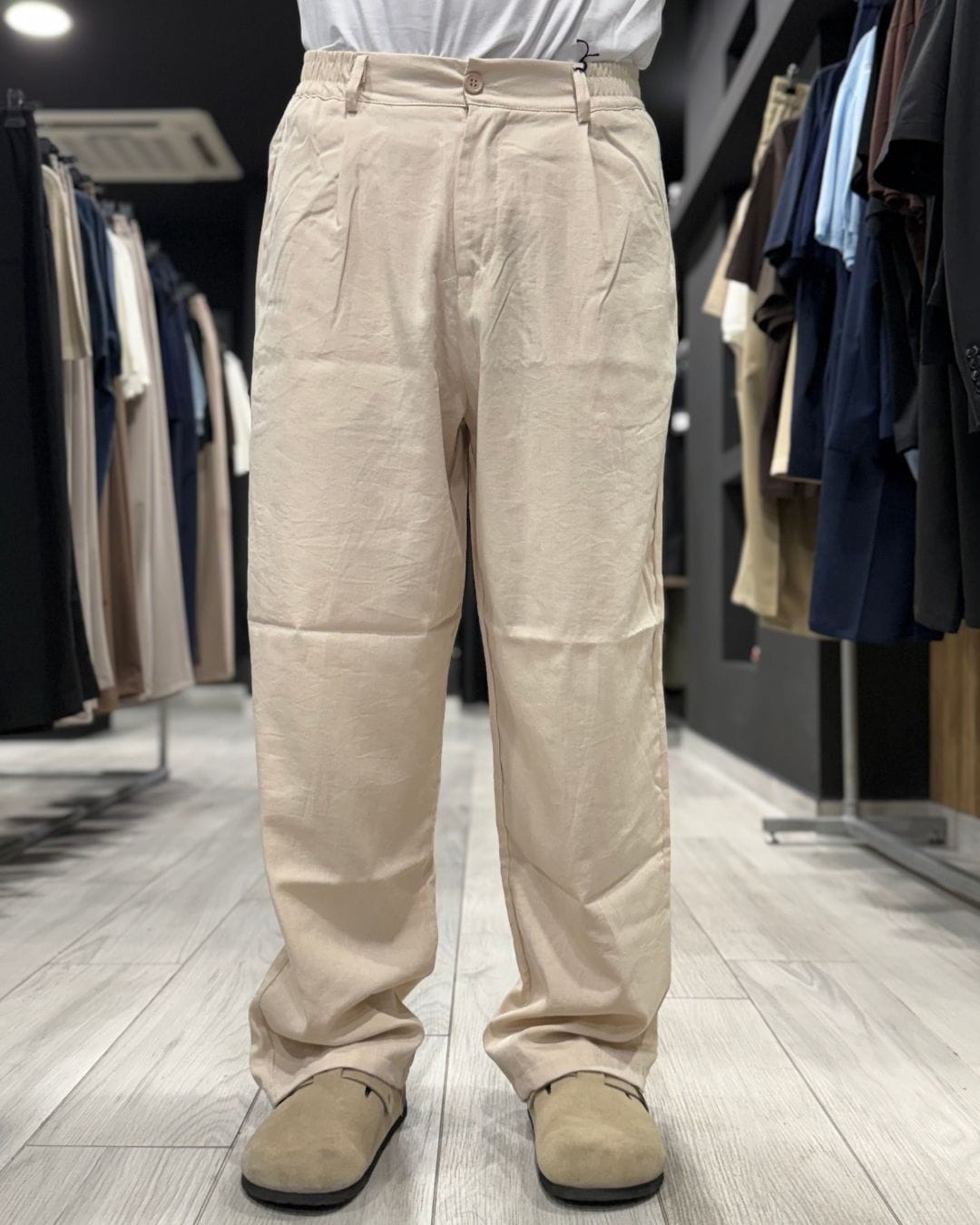 Pantalone Capri Beige