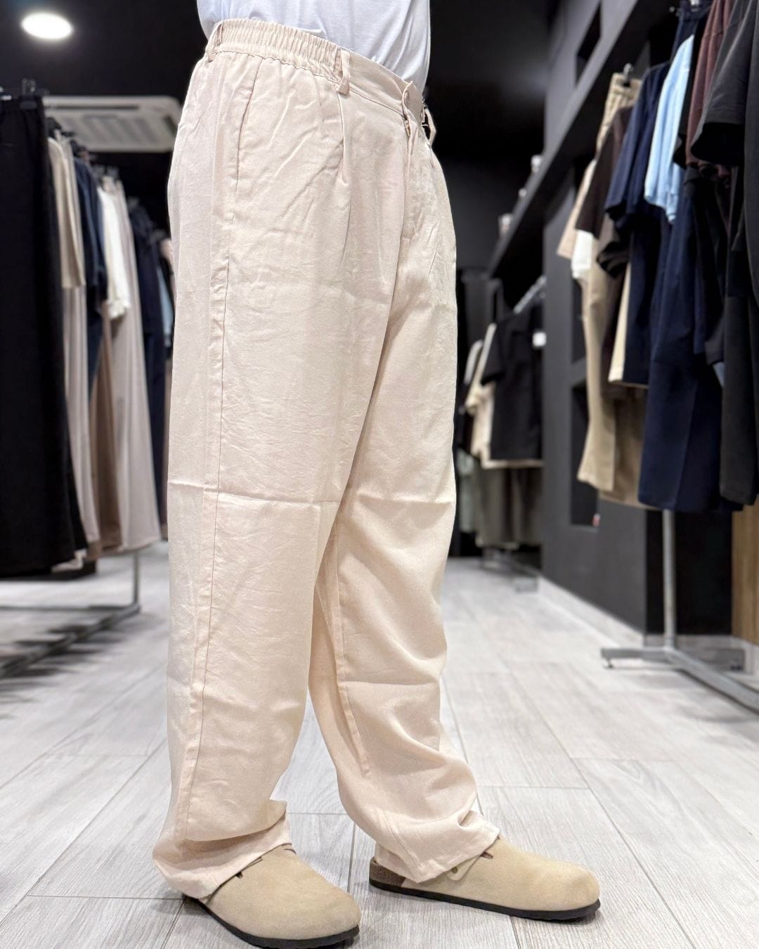 Pantalone Capri Beige