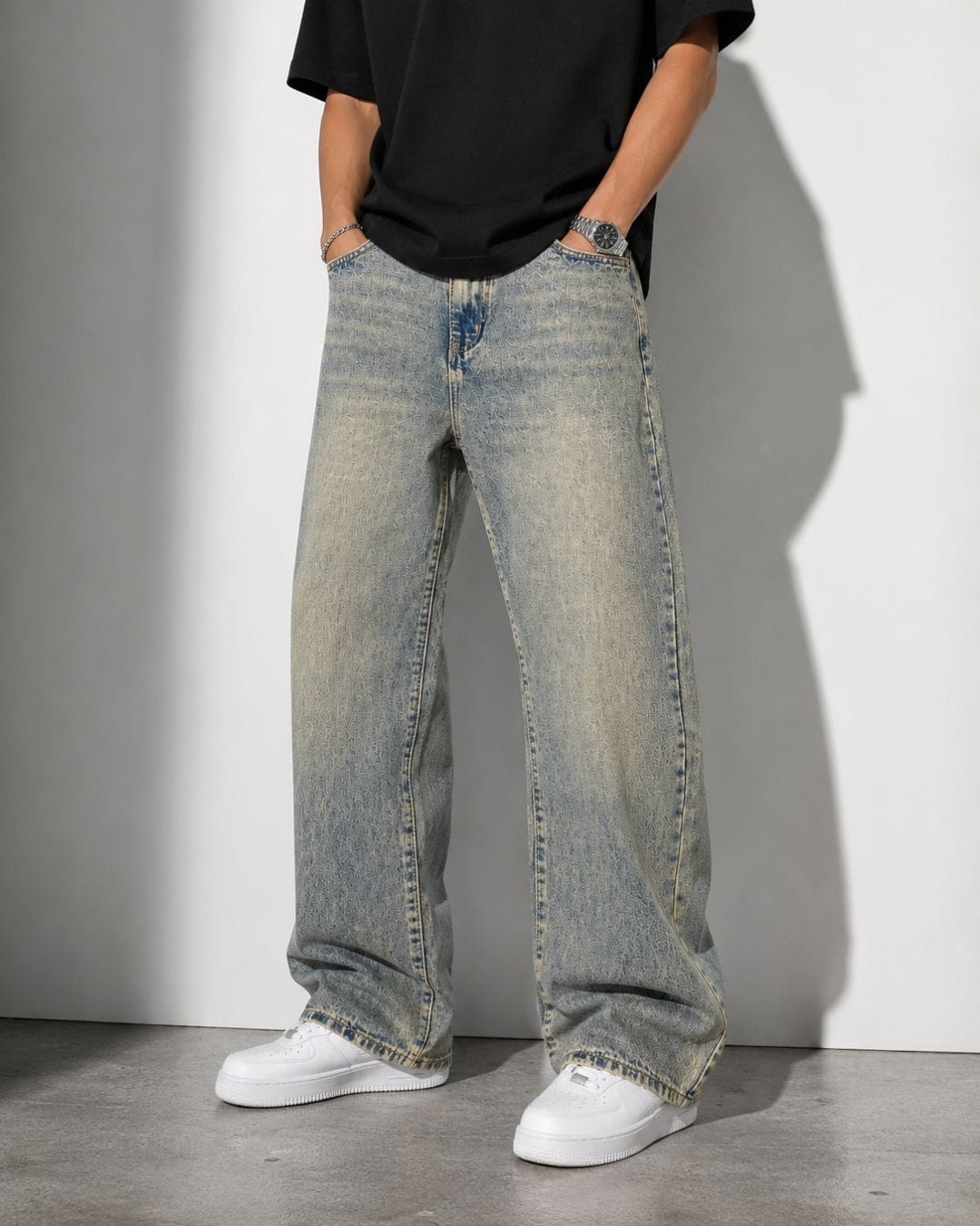 Jeans Baggy sabbiato