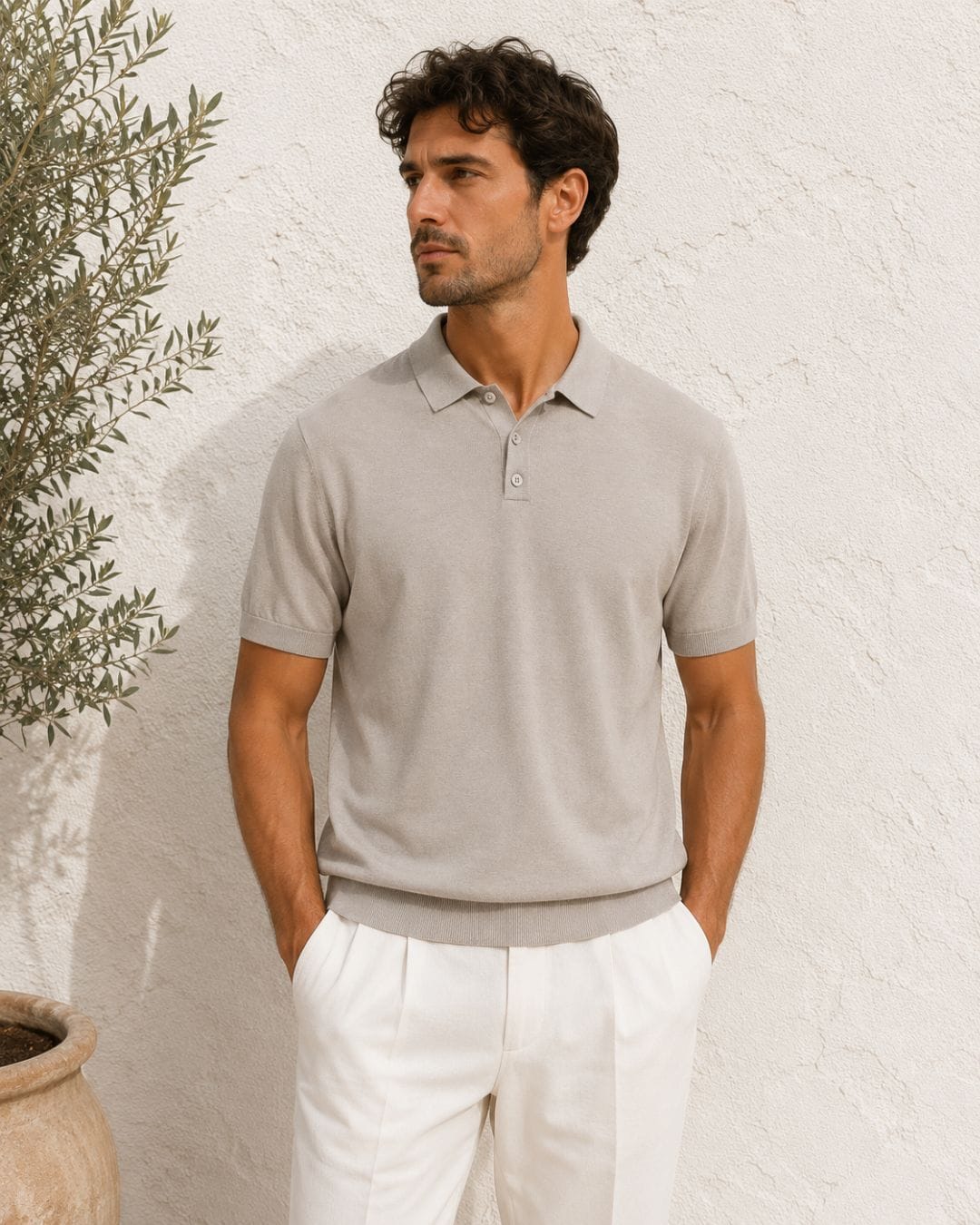 Polo Monaco beige