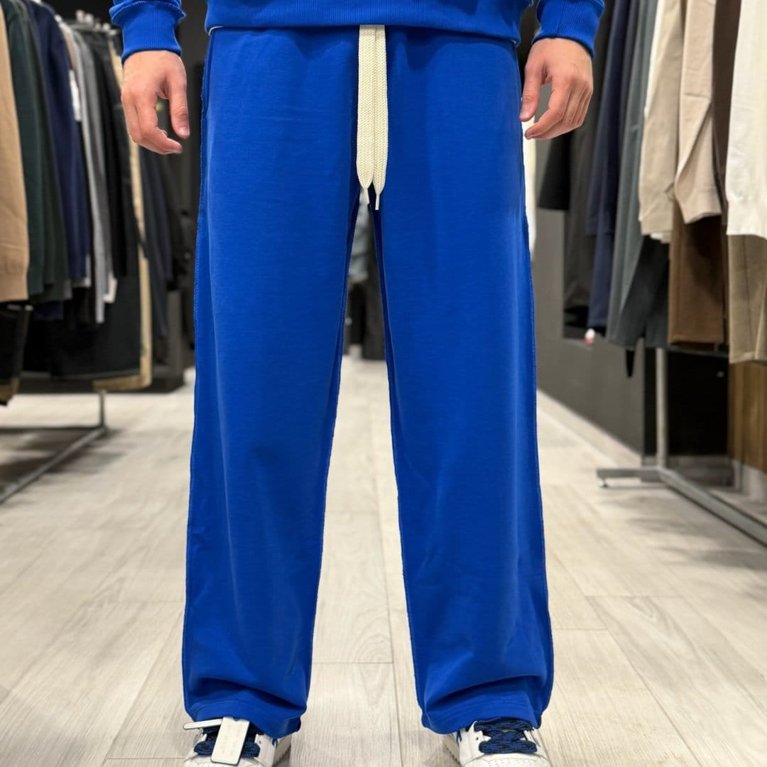 Panta tuta reverse blu royal