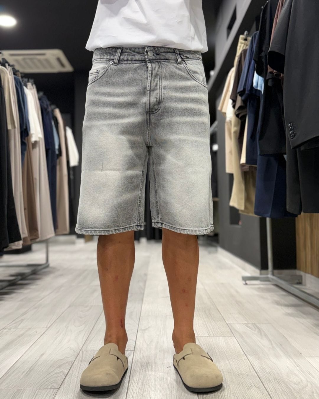 Jeans Bermuda Barcellona grey