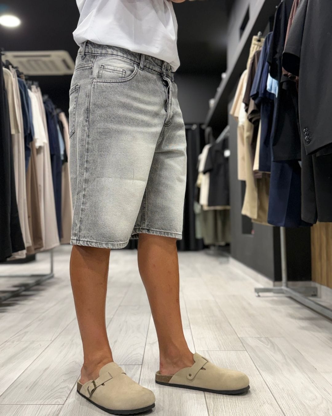 Jeans Bermuda Barcellona grey