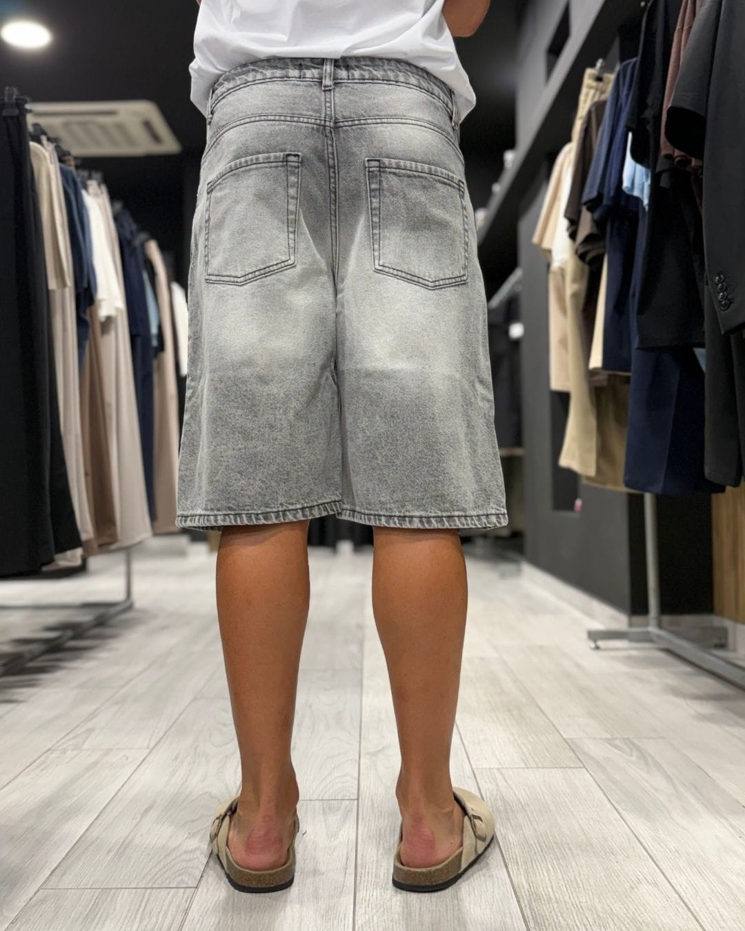 Jeans Bermuda Barcellona grey