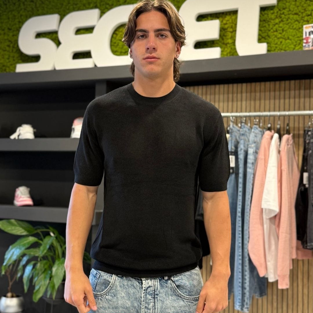 T-Shirt in maglia black