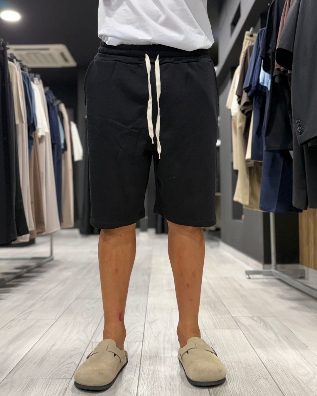 Bermuda tuta nero