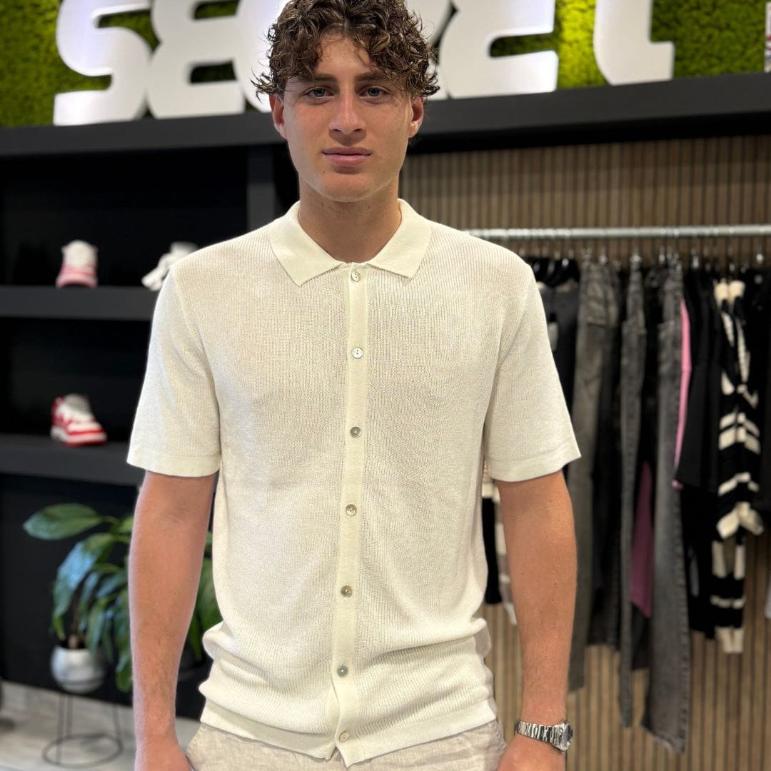 Camicia in filo bianca