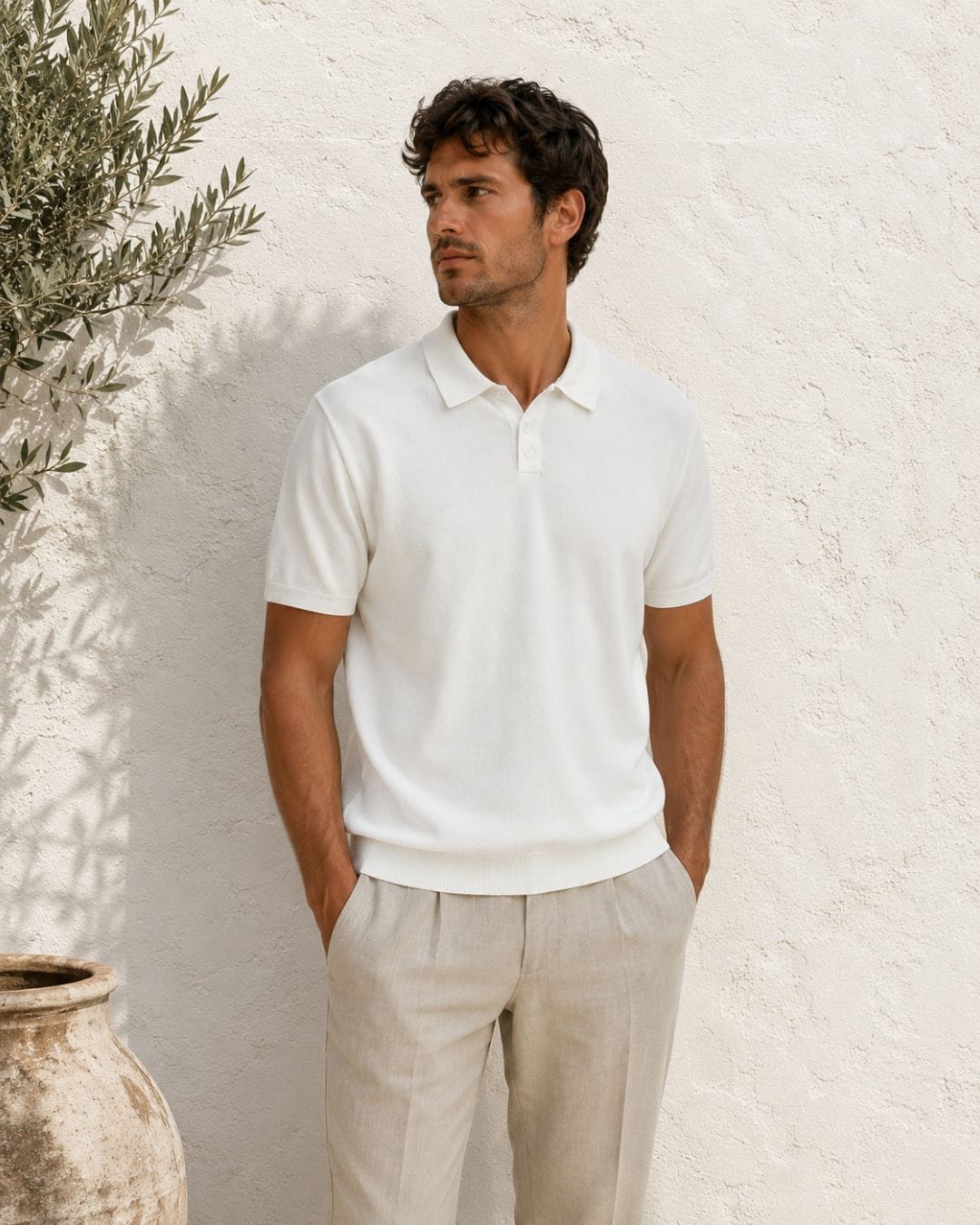 Polo Monaco white