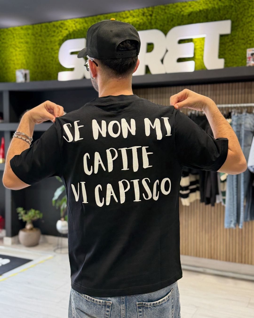 T-Shirt "SE NON MI CAPITE VI CAPISCO" black