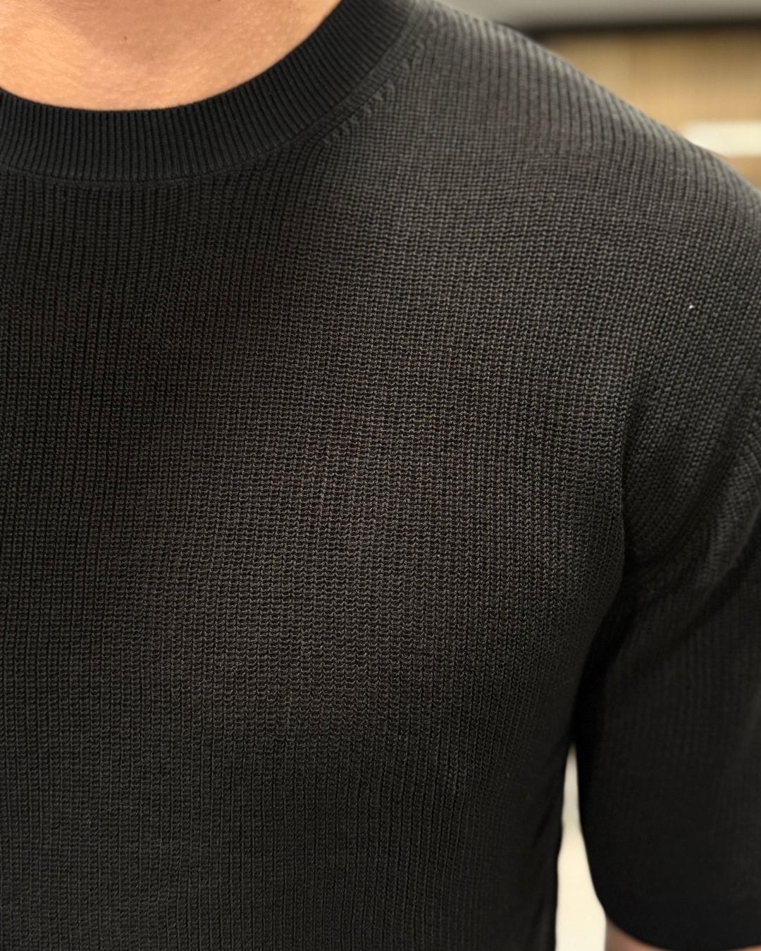 T-Shirt in maglia black