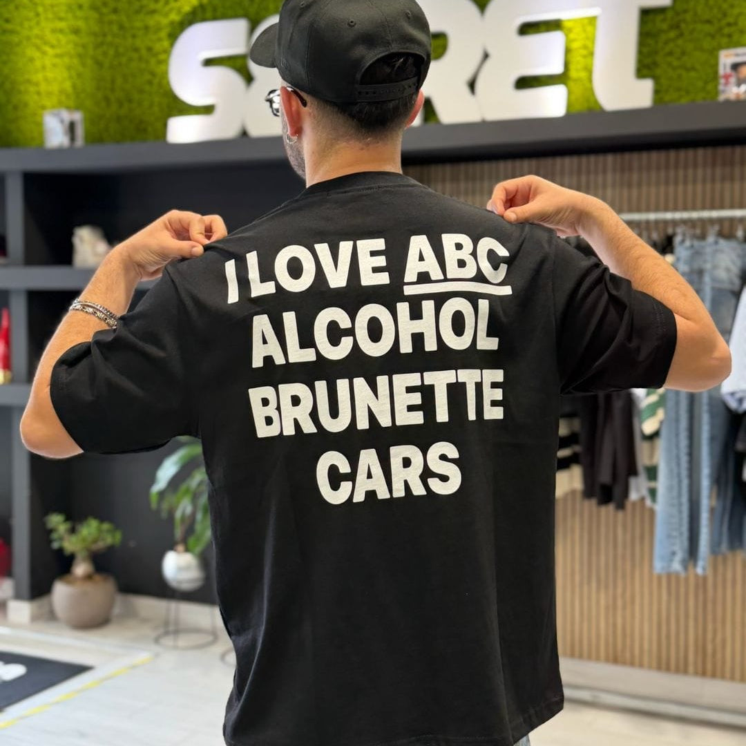 T-Shirt "LOVE ABC" black
