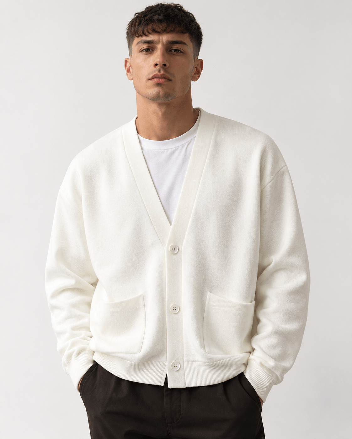 Cardigan Milano white