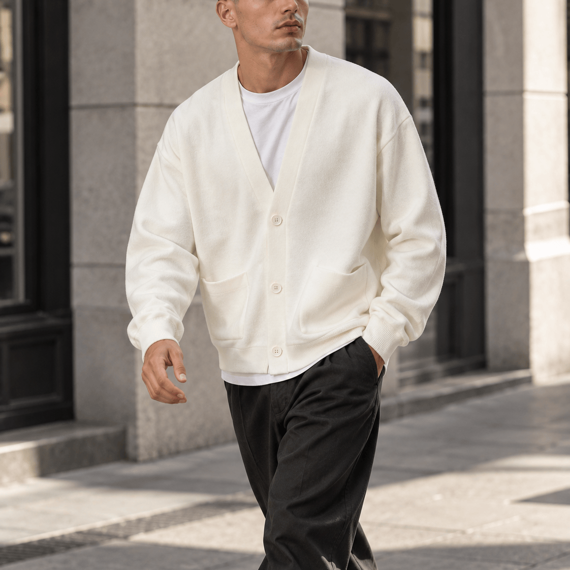 Cardigan Milano white