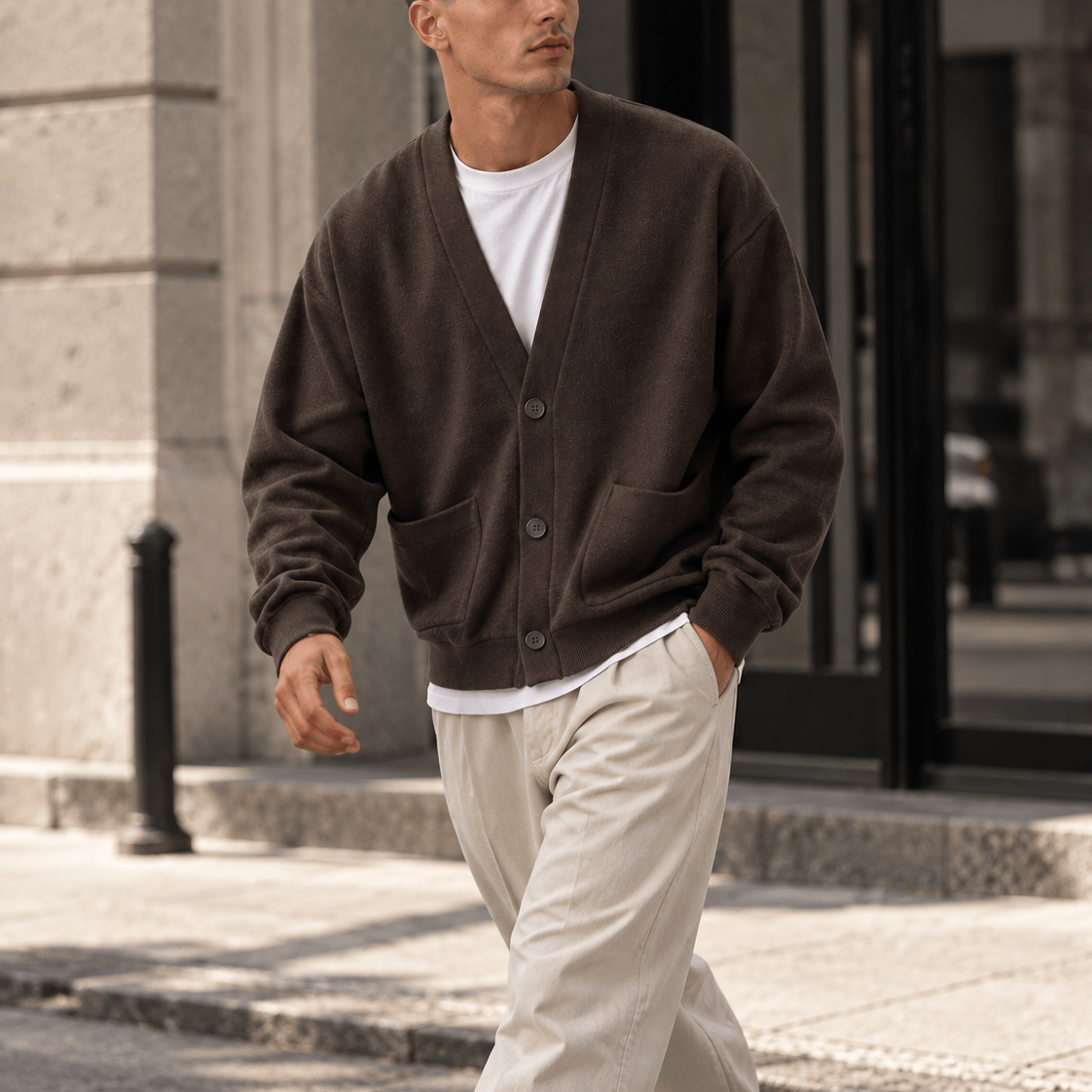 Cardigan Milano Coffee