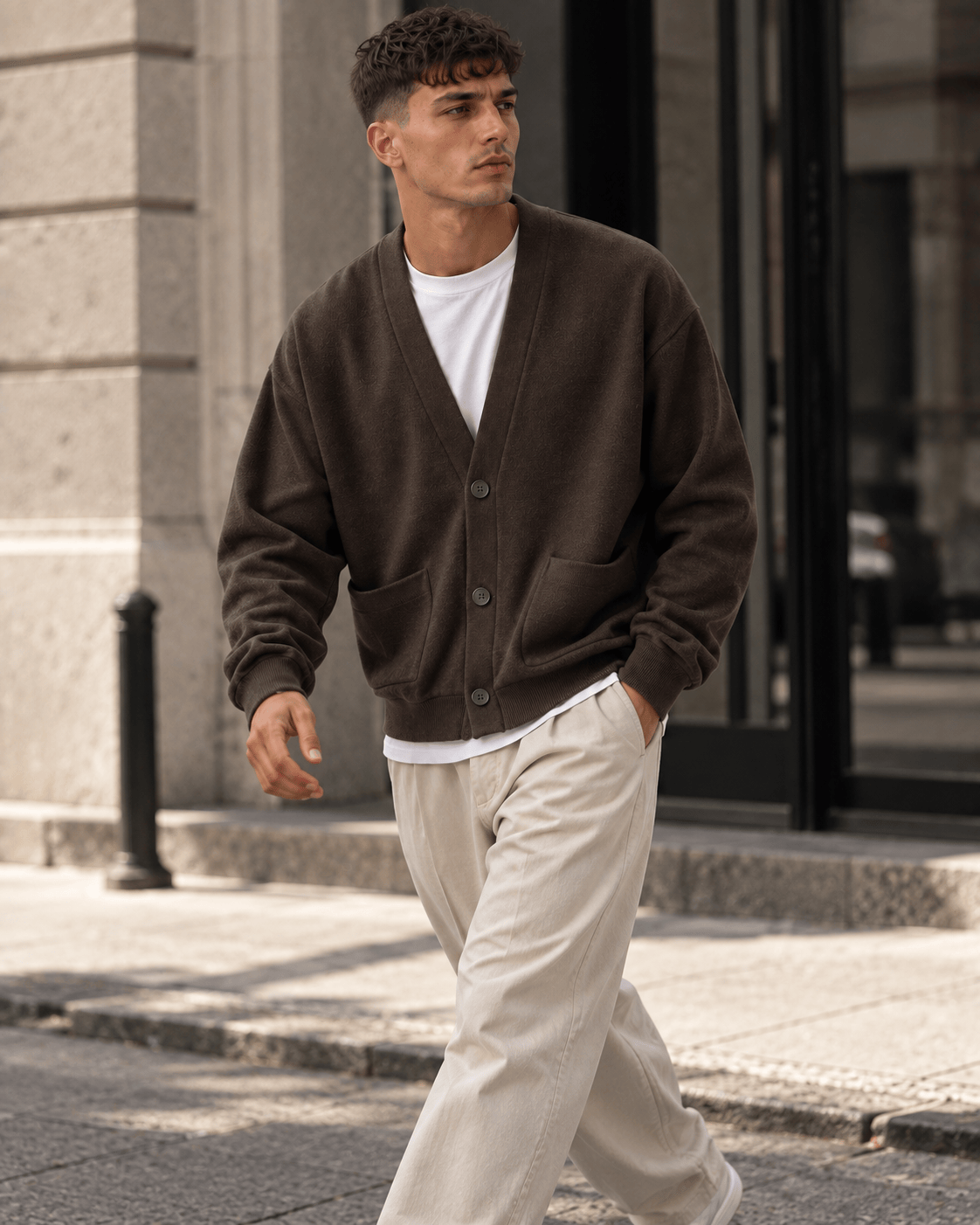 Cardigan Milano Coffee