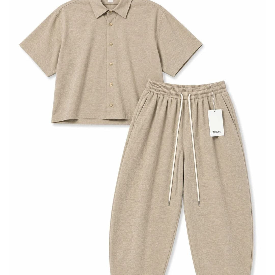 Completo IBZ beige (100% Lino)