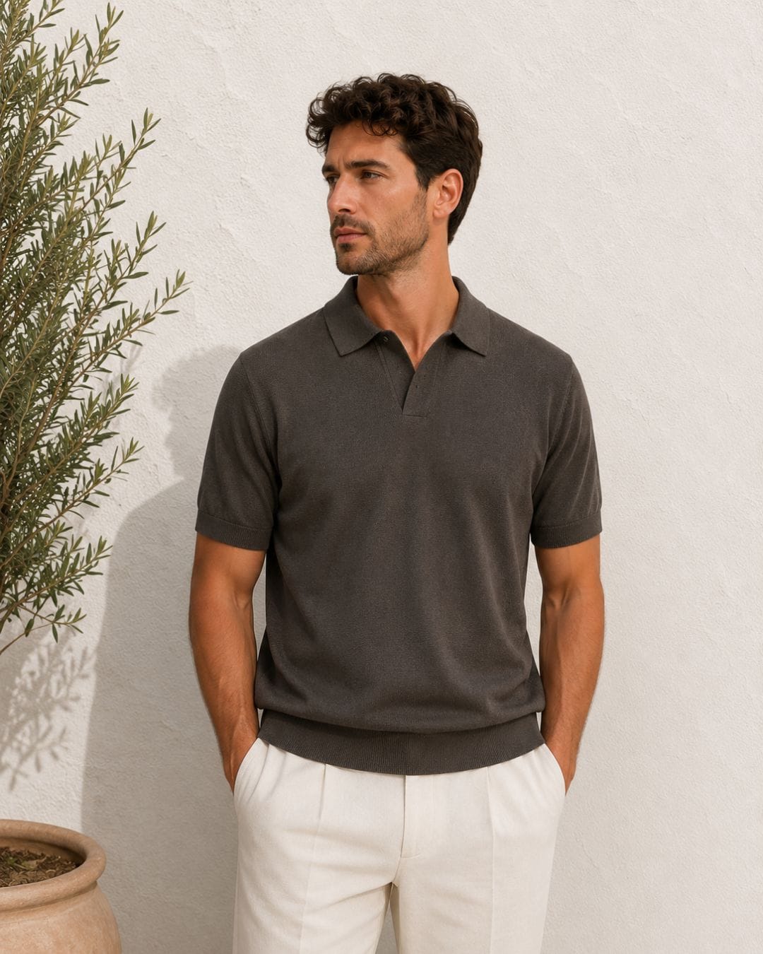 Polo Anima army green