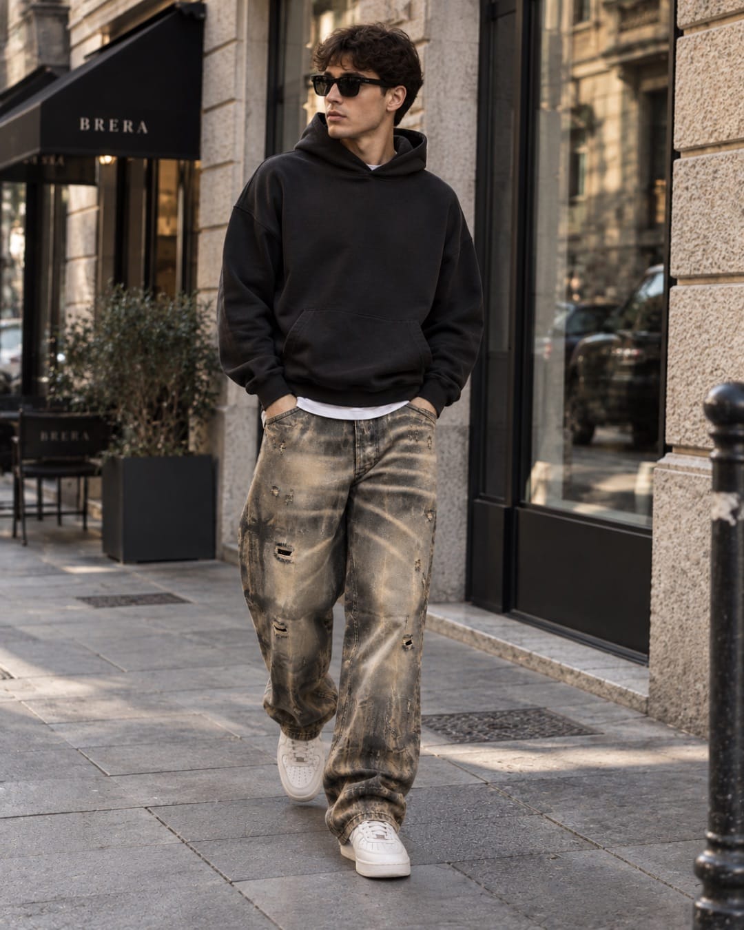 Jeans Psalms washed grey