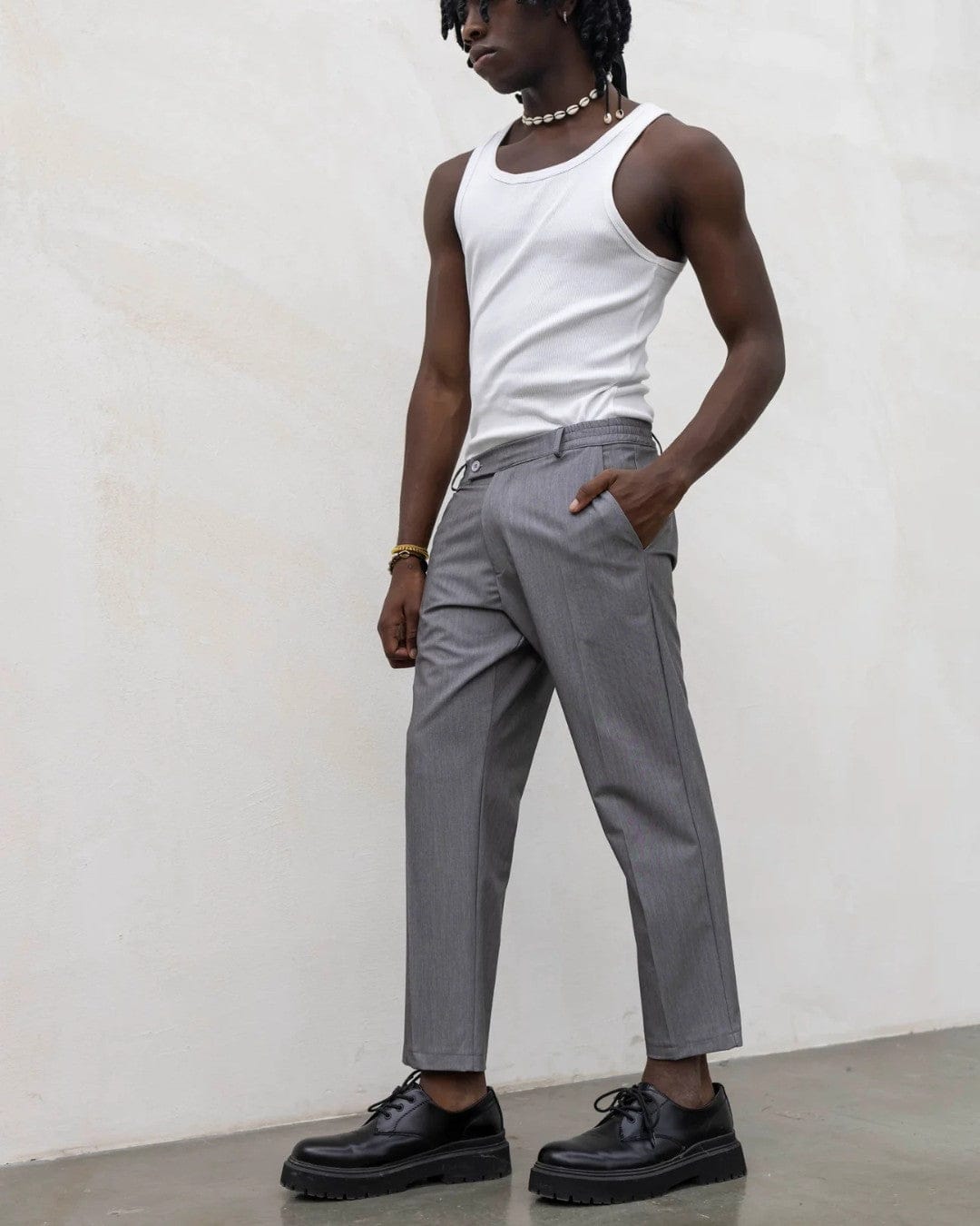 Panta chinos grigio