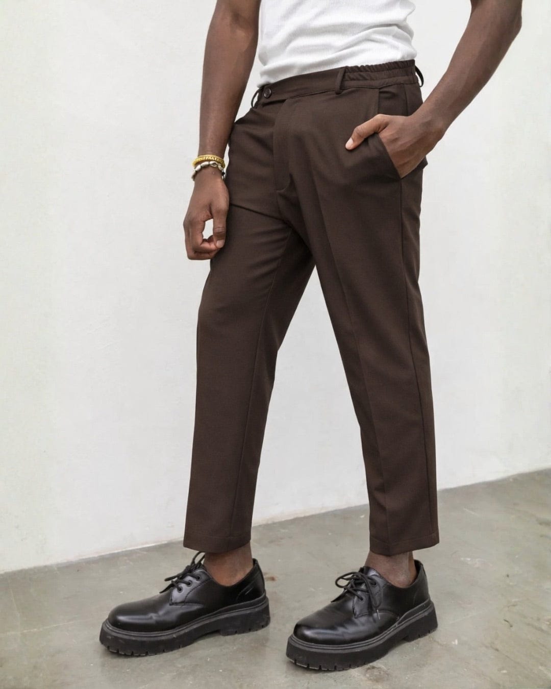 Panta chinos marrone