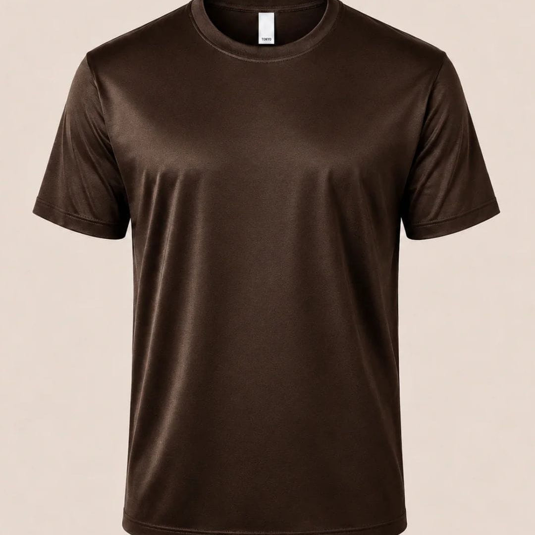 T-Shirt filo di scozia moro tokyo
