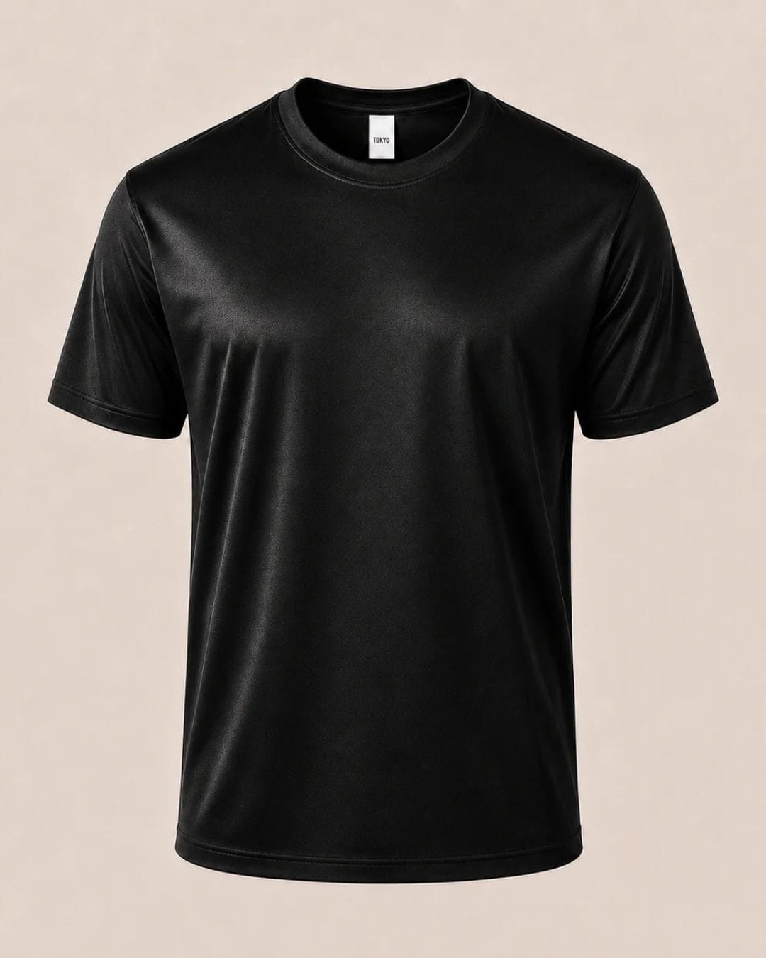 T-Shirt filo di scozia nera tokyo