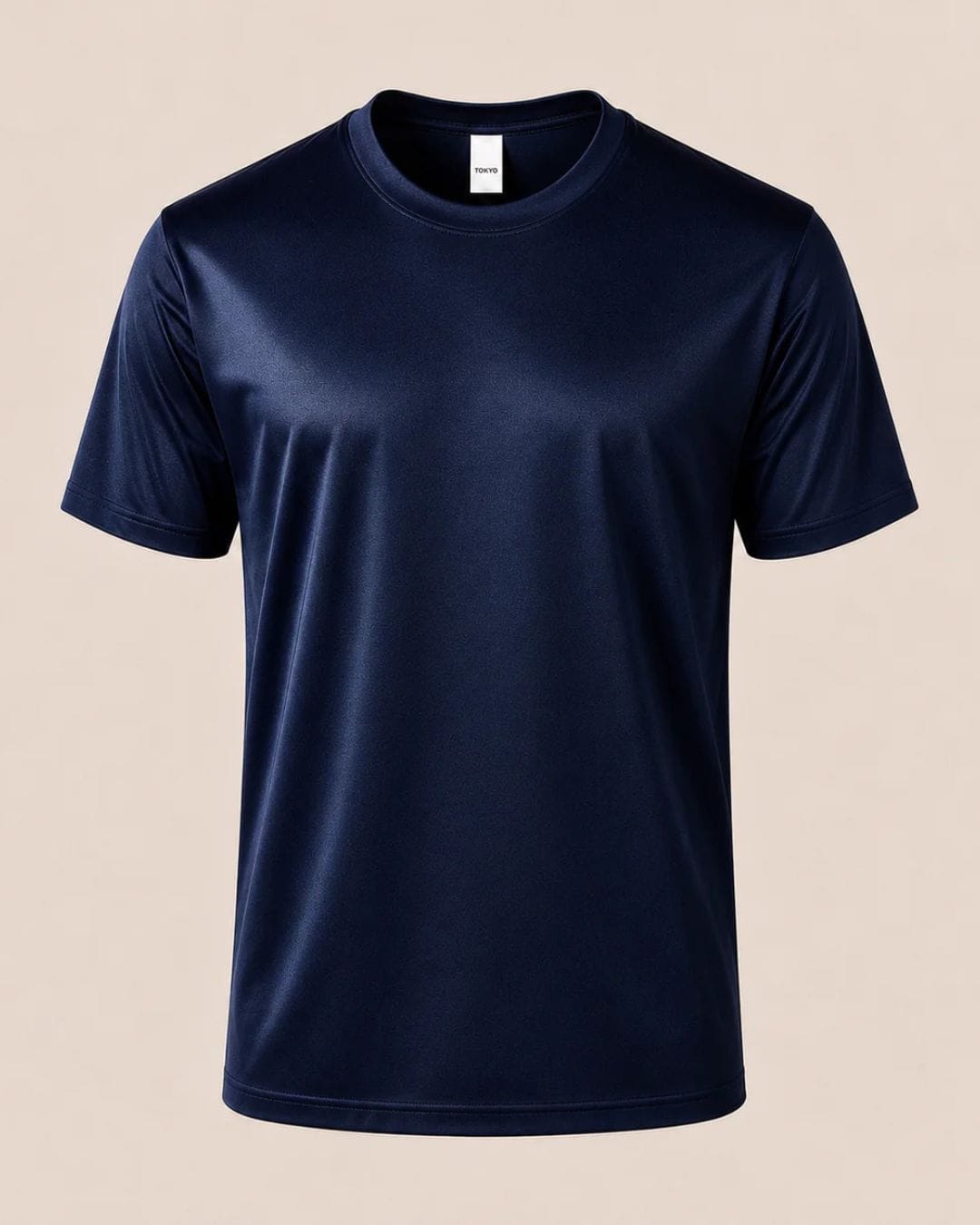 T-Shirt filo di scozia blu tokyo