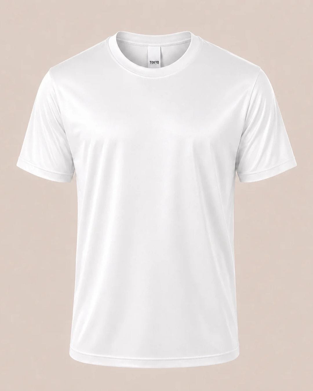 T-Shirt filo di scozia bianca tokyo