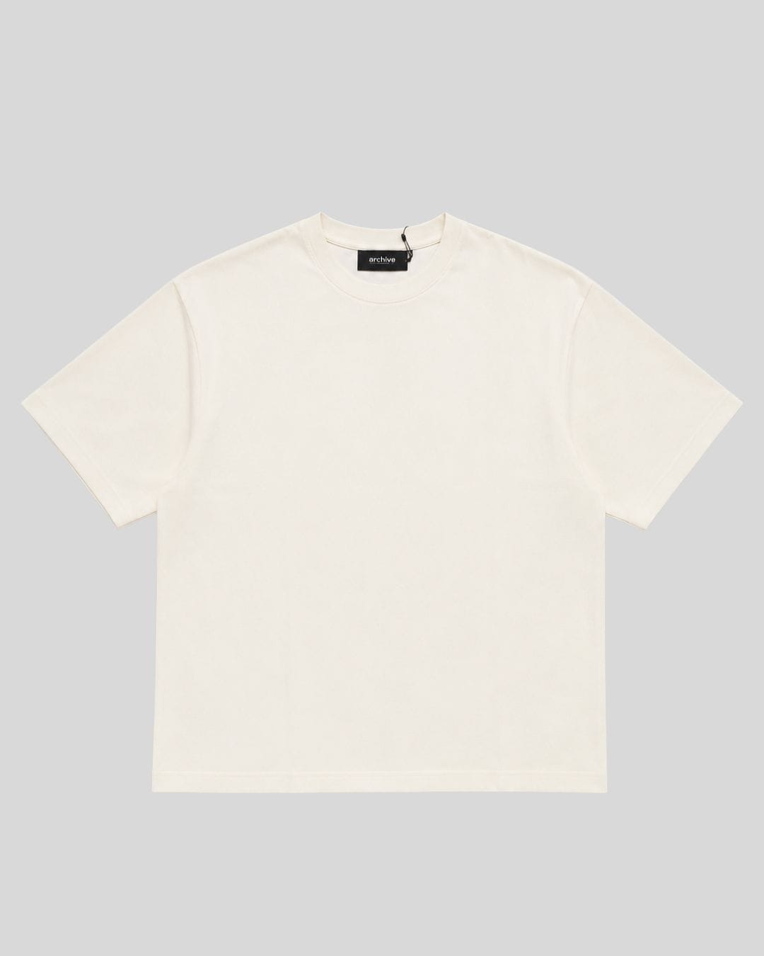 T-Shirt Over Crop Crema American Jersey