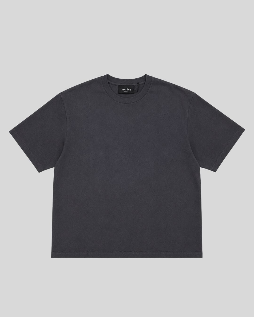 T-Shirt Over Crop Piombo American Jersey