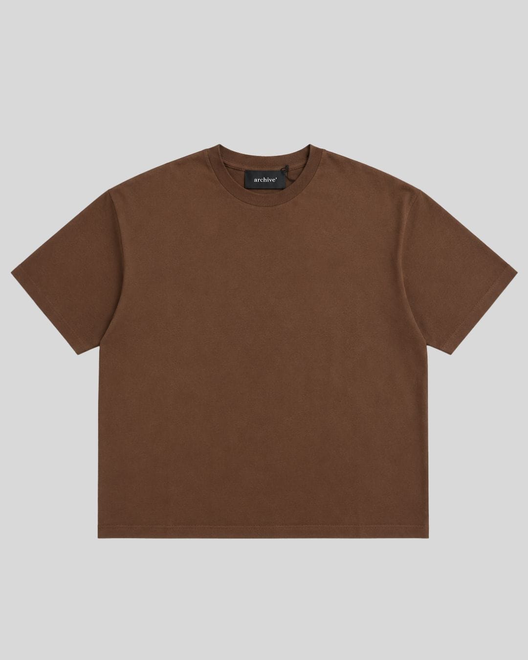 T-Shirt Over Crop Moka American Jersey