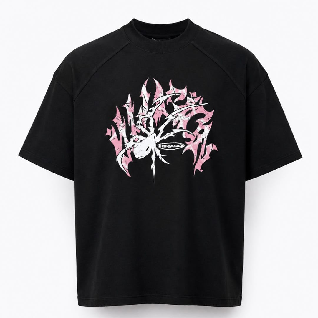 T-Shirt Spider Black
