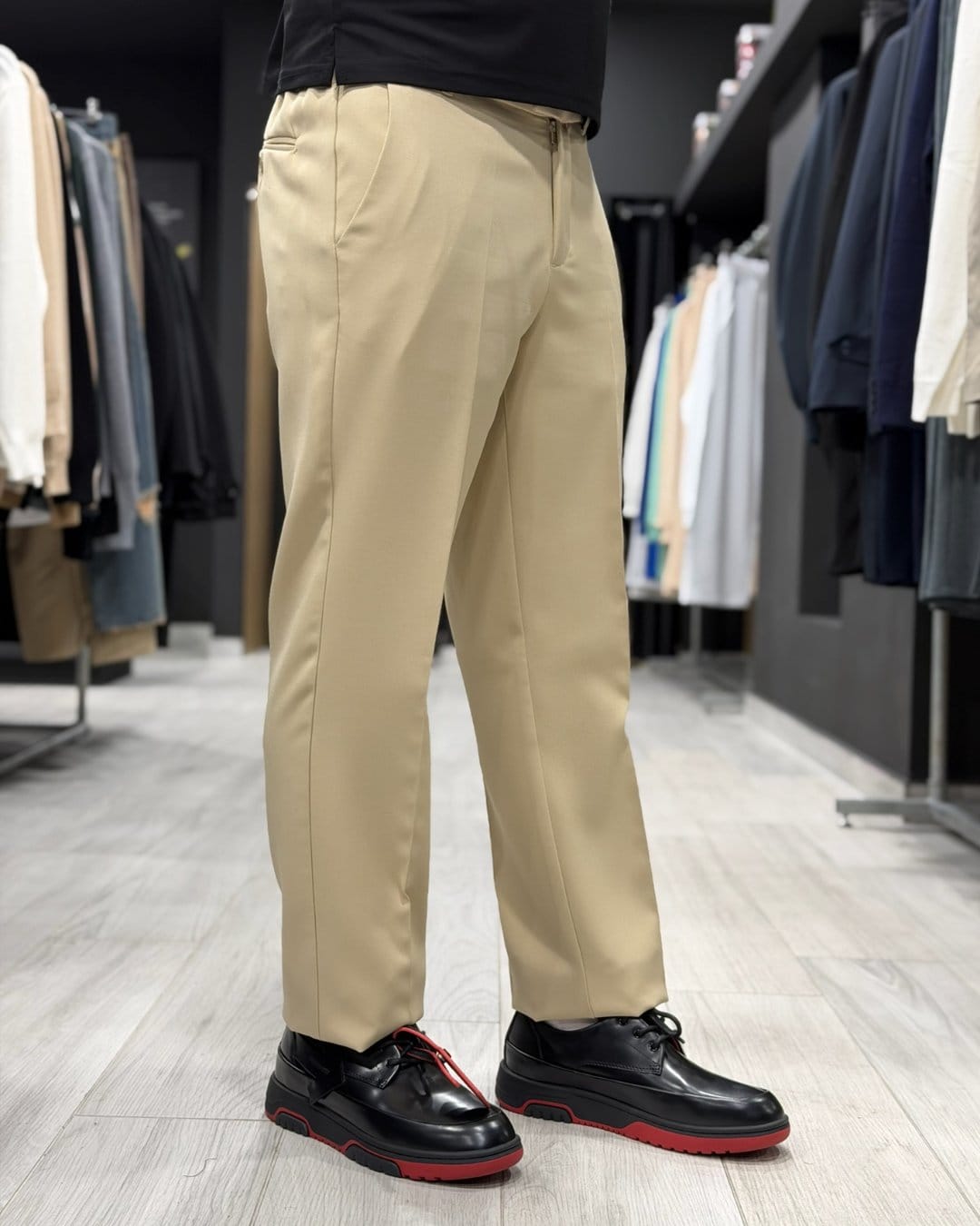 Panta zero negativo beige
